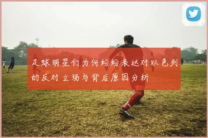 足球明星们为何纷纷表达对以色列的反对立场与背后原因分析